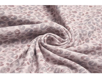 Baumwoll Musselin Pantherdruck Klein