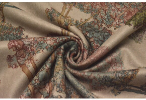 Light Scuba Suede Bunga Beige