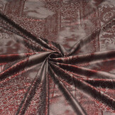 Jersey Lamé Lou Wine Red