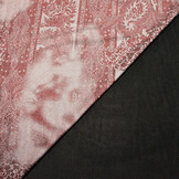 Jersey Lamé Lou Wine Red