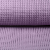 Waffle Pique Fabric Lilac