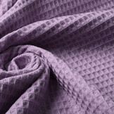 Waffle Pique Fabric Lilac