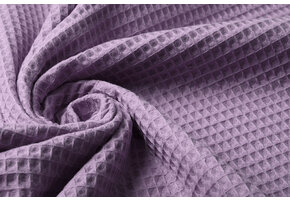 Waffle Pique Fabric Lilac