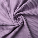 Waffle Pique Fabric Lilac