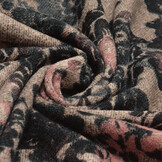 Winter Jersey Kwiaty Marine Rosa