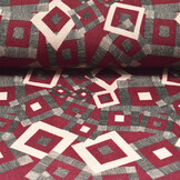 Winter Jersey Maze Red