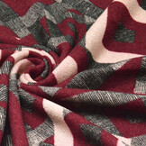 Winter Jersey Maze Red