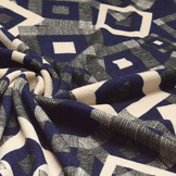 Winter Jersey Maze Dunkelblau