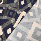 Winter Jersey Maze Dunkelblau