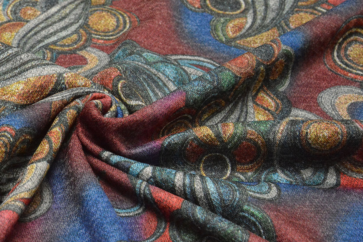 Winter Jersey Mona Dark Red