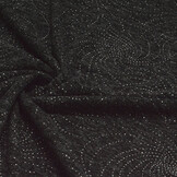 Jersey Silver Drop Sparkle Antraciet Melange