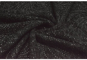 Jersey Silver Drop  Sparkle Anthrazit Melange