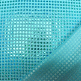 Glinster Pailletten op Lurex Licht Aqua
