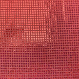 Glinster Pailletten op Lurex Rood