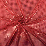 Glinster Pailletten op Lurex Rood