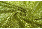 Knitted Glitter Metallic Lime Green