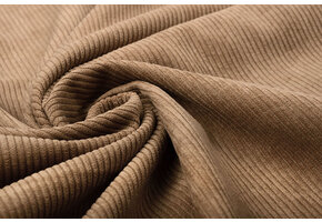 Rib Fabric 8 W Corduroy Brown