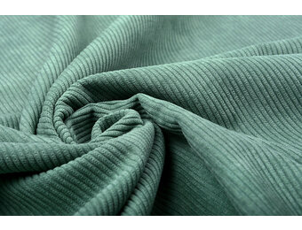 Cordstoff 8 W Hell Meergrün