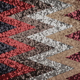 Sequins on Mesh ZigZag Mao Multicolor 1