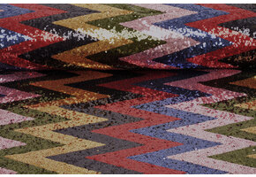 Sequins on Mesh ZigZag Mao Multicolor 2