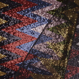 Sequins on Mesh ZigZag Mao Multicolor 2