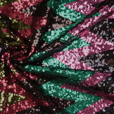 Pailletten op Mesh ZigZag Mao Multicolor 3