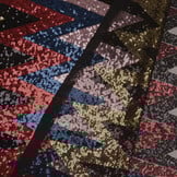 Pailletten auf Netz Zick-Zack Mao Multicolor 4