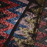 Sequins on Mesh ZigZag Mao Multicolor 4