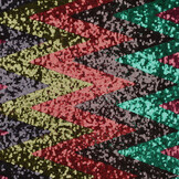 Sequins on Mesh ZigZag Mao Multicolor 5