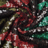 Pailletten op Mesh ZigZag Mao Multicolor 5