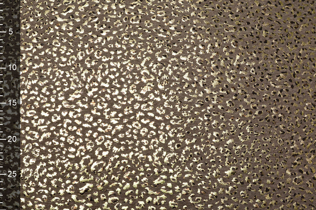 Jogging Alpenfleece Panther Foil Taupe Melange