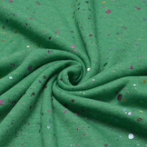 Jogging Alpenfleece Paint Drops Foil Groen Melange