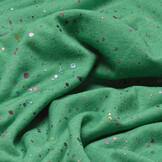 Jogging Alpenfleece Paint Drops Foil Groen Melange