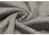 Jogging Alpenfleece Paint Drops Foil Grijs Melange