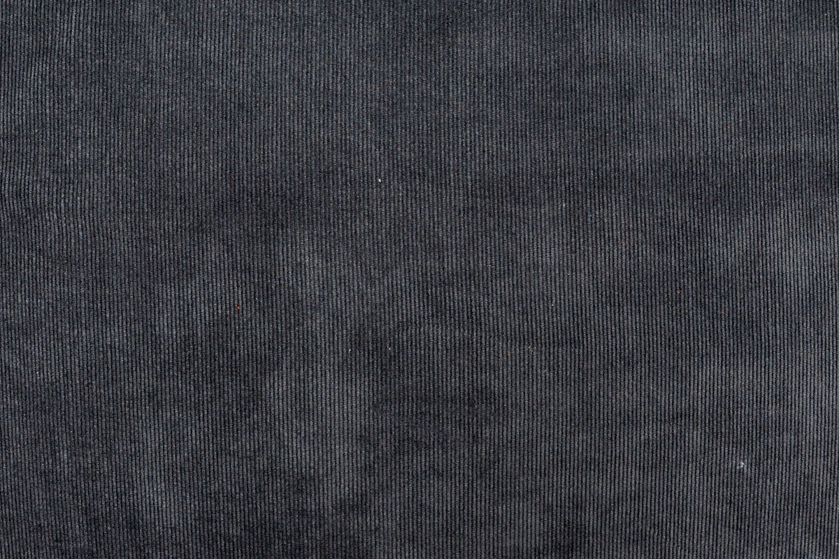Rib Stof 12 W Corduroy Grijs-Blauw