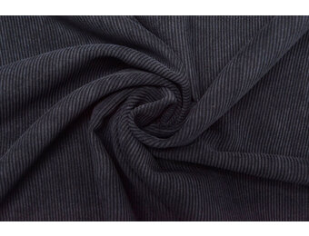 Cordstoff 12 W Marineblau