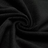 Rib Fabric 12 W Corduroy Black