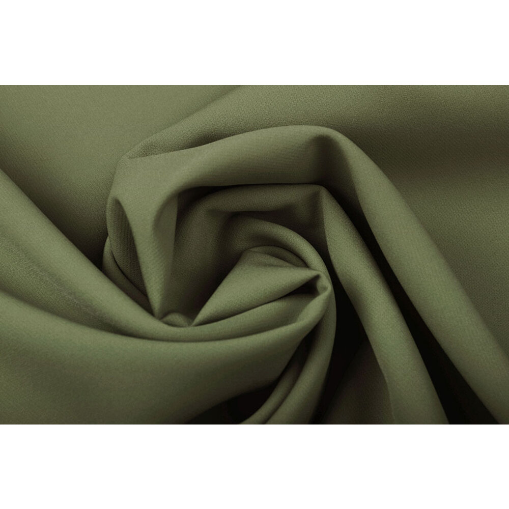 2-Way Crepe Stretch Light Army Green - YES Fabrics