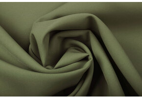 2-Way Crepe Stretch Licht Army Groen