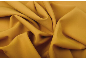 Crepe Stretch Oker Geel