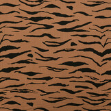 Double Gauze Fabric Zebraprint Brique