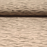 Double Gauze Fabric Zebraprint Grey