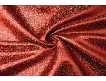 Brokat Krakelee Rot