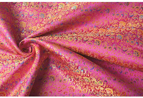 Brokat Paisley Lokea Fuchsia