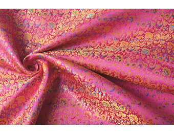 Brokat Paisley Lokea Fuchsia