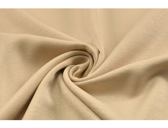 Crinkle Crepe Satin Mat Beige