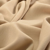 Crinkle Crepe Satijn Mat Beige