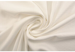 Crinkle  Krepp Satin Matt Off-White
