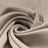 Crinkle Crepe Satijn Mat Taupe