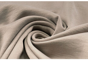 Crinkle Crepe Satin Mat Taupe